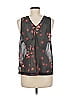 A New Day 100% Polyester Black Sleeveless Blouse Size M - photo 2