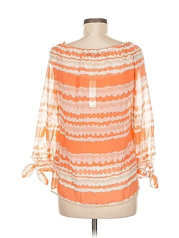 Trina Turk 3/4 Sleeve Silk Top (view 2)