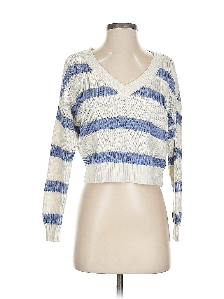 Pre-owned Wild Fable Pullover Sweater In Blue