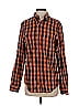 J.Crew Plaid Orange Long Sleeve Button-Down Shirt Size S - photo 1