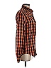J.Crew Plaid Orange Long Sleeve Button-Down Shirt Size S - photo 4