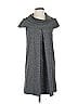 Santana 100% Polyester Tweed Gray Casual Dress Size EU 36 / US 6 - photo 1