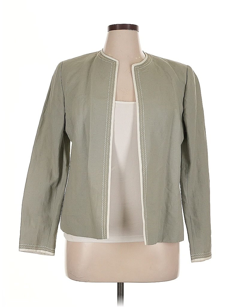 Pre-owned Valentino Miss V Jacket In Green