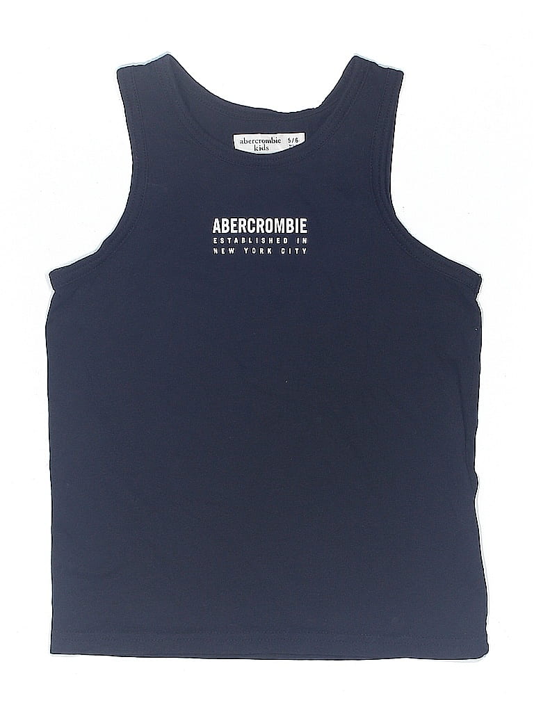 Pre-owned Abercrombie Kids' Sleeveless T-shirt In Blue