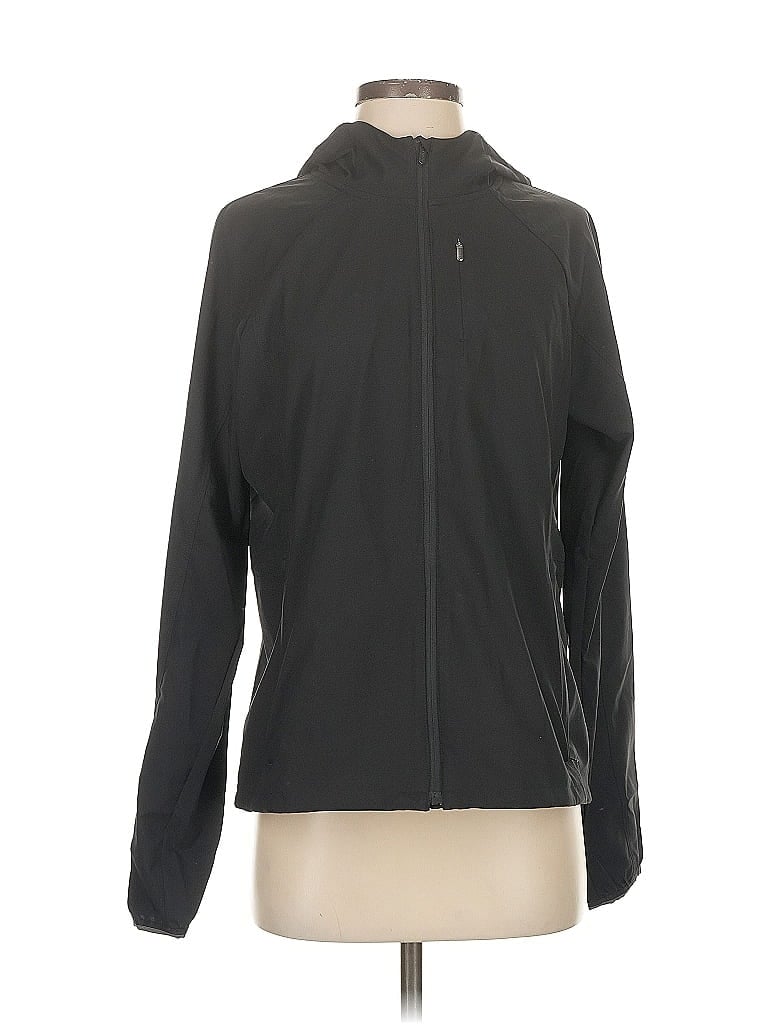 Pre-owned Athleta Cardigan Sweater In Black