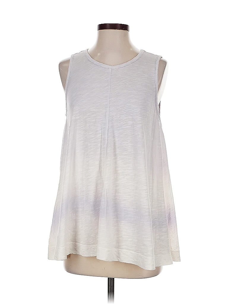 Pre-owned Left Of Center Sleeveless T-shirt In White