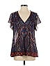 Joie Blue Short Sleeve Blouse Size S - photo 1