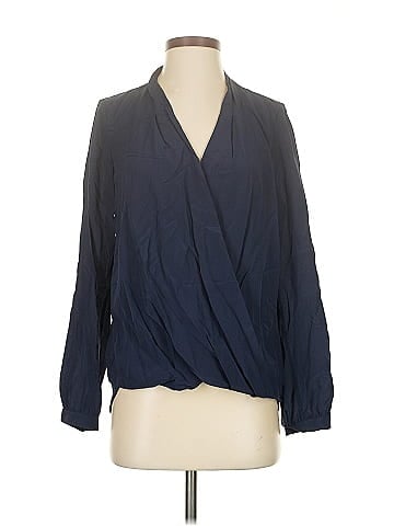 Trina Turk Long Sleeve Silk Top (view 1)