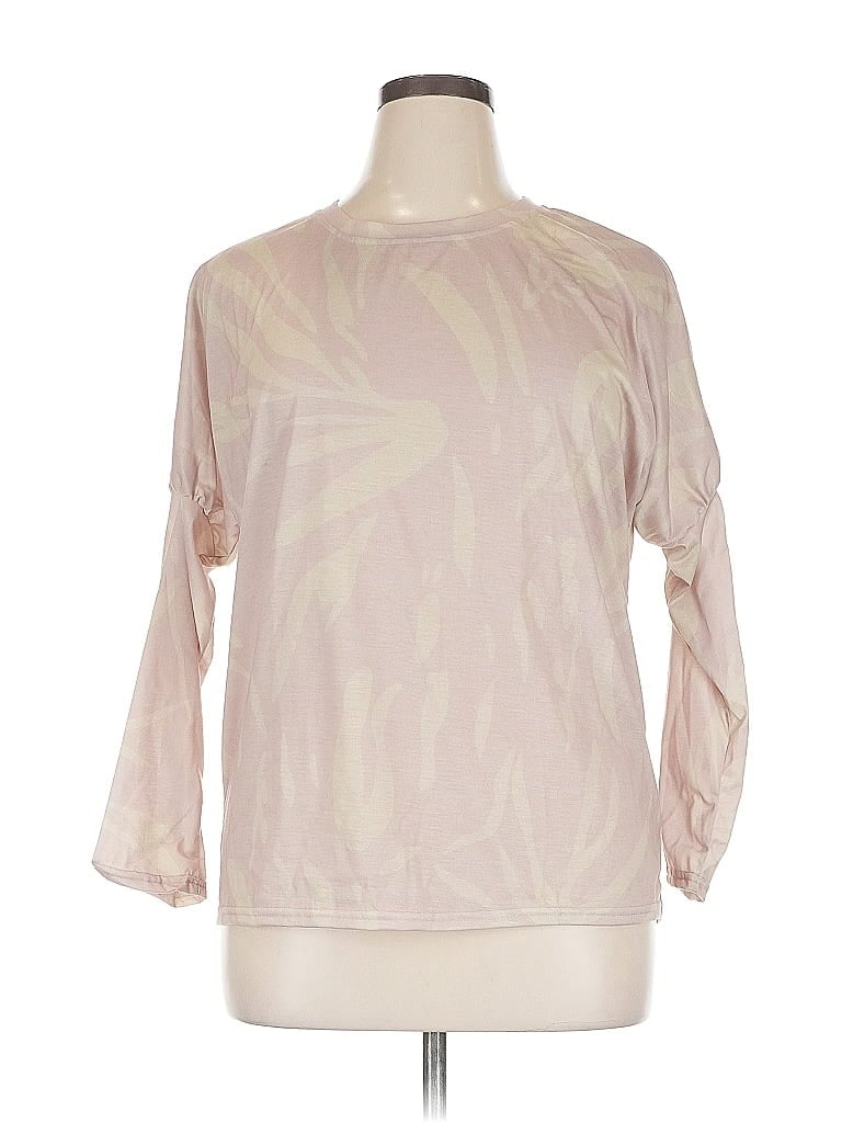 Pre-owned Unbranded 3/4 Sleeve Blouse In Pink