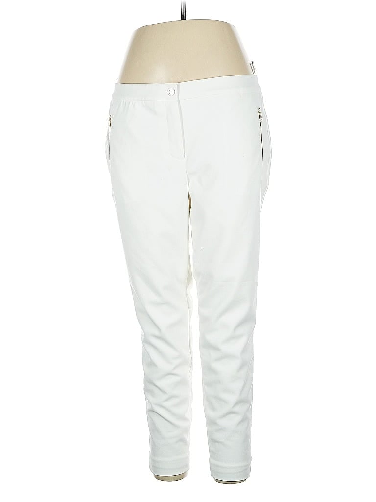 Pre-owned Calvin Klein Casual Pants In White
