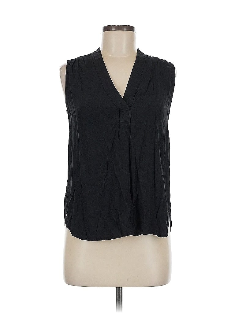 Pre-owned Gap Sleeveless Blouse In Black