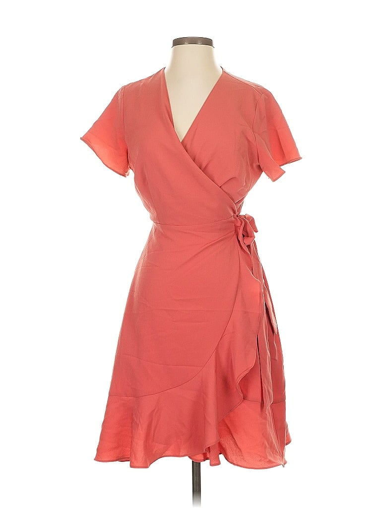Pre-owned Gibson Latimer Cocktail Dress In Orange