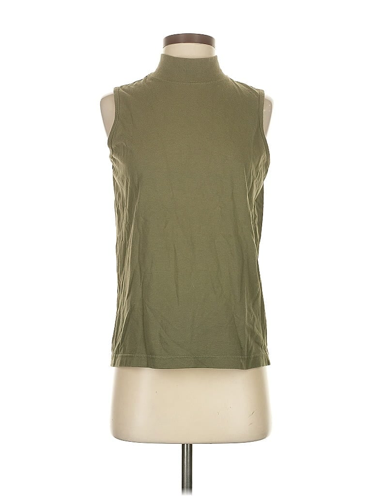 Pre-owned Christopher & Banks Sleeveless T-shirt In Green