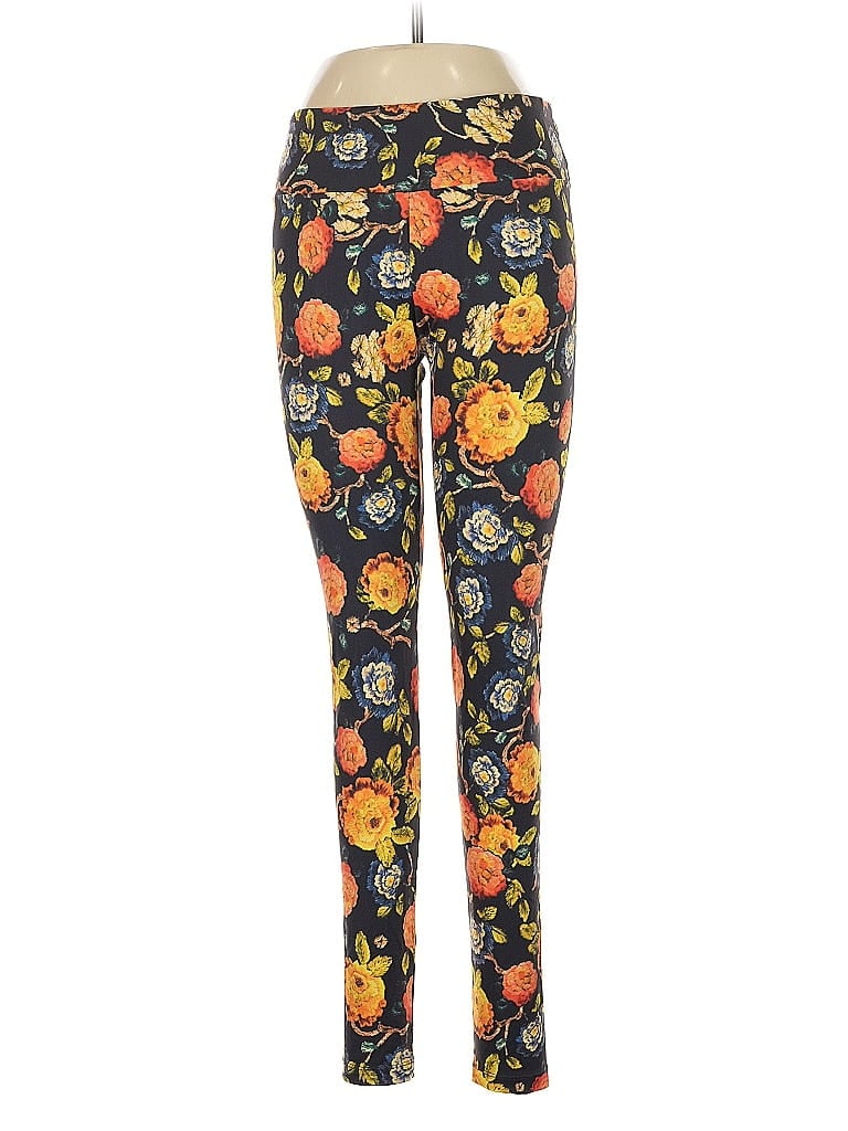 Pre-owned Assorted Brands Leggings In Yellow