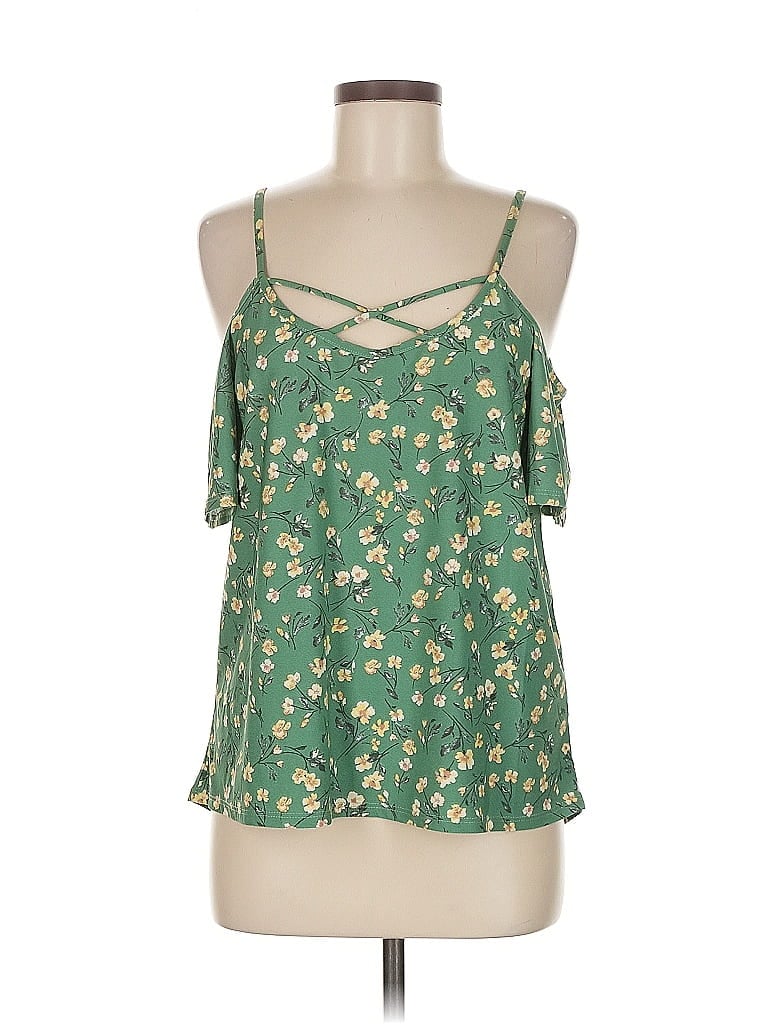 Click to view more detailed imagery on our partner's website Pre-owned Kaileigh Sleeveless Blouse In Green