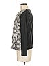 Sigrid Olsen 100% Polyester Gray Black Cardigan Size M - photo 5