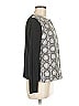 Sigrid Olsen 100% Polyester Gray Black Cardigan Size M - photo 4