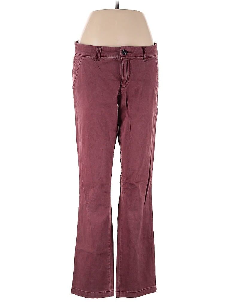 Pre-owned Pilcro And The Letterpress Casual Pants In Burgundy