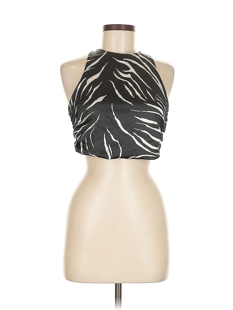 Click to view more detailed imagery on our partner's website Pre-owned Zara Sleeveless Blouse In Black