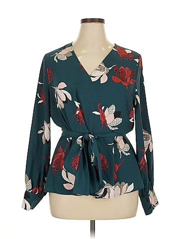Halogen 3/4 Sleeve Blouse (view 1)