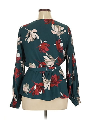Halogen 3/4 Sleeve Blouse (view 2)