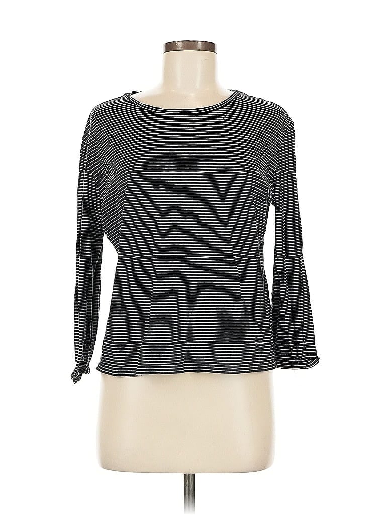 Pre-owned Vince 3/4 Sleeve T-shirt In Gray