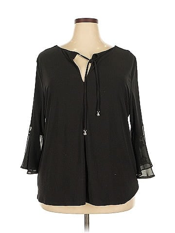 Roz & Ali 3/4 Sleeve Blouse (view 1)