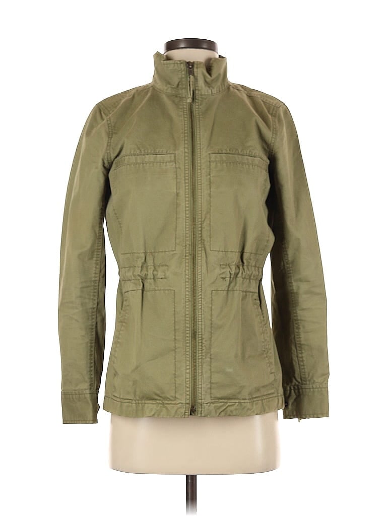 Pre-owned J.crew Factory Store Jacket In Green