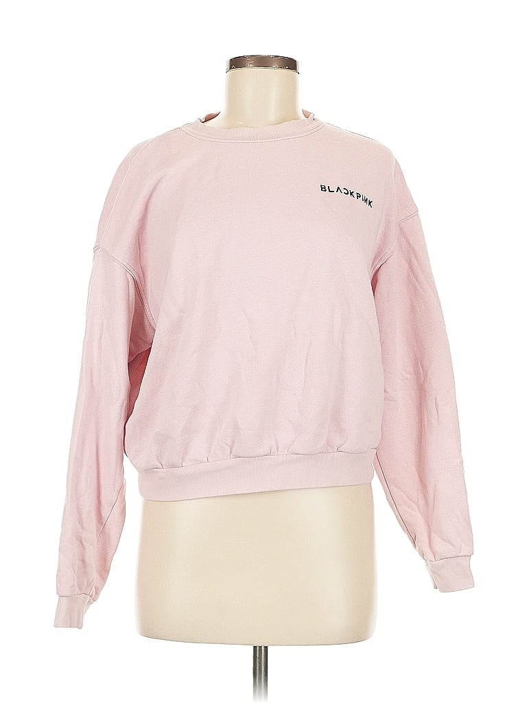 Pre-owned Divided By H&m Sweatshirt In Pink