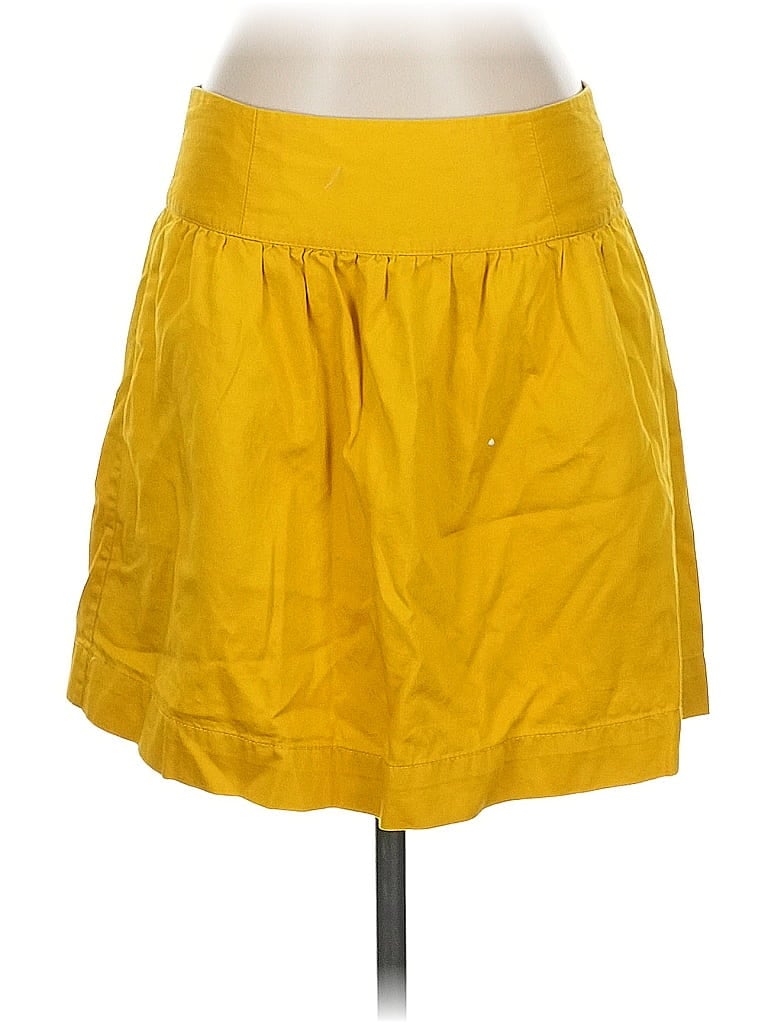 Pre-owned Fossil Casual Skirt In Yellow