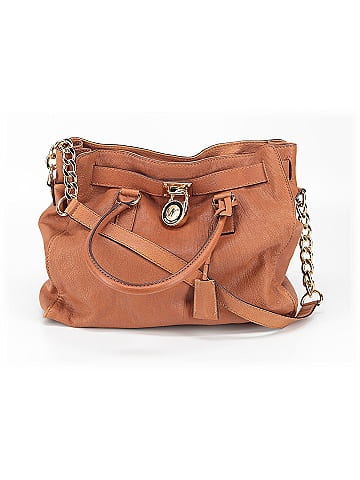 MICHAEL Michael Kors Leather Satchel (view 1)