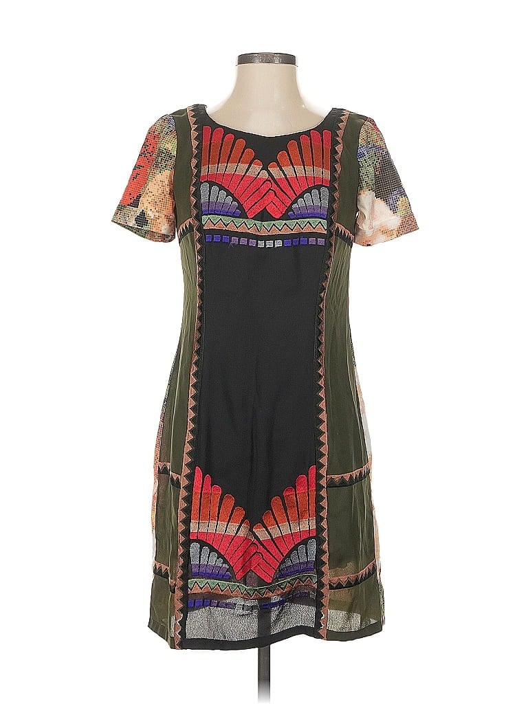 Click to view more detailed imagery on our partner's website Pre-owned Ranna Gill Casual Dress In Green