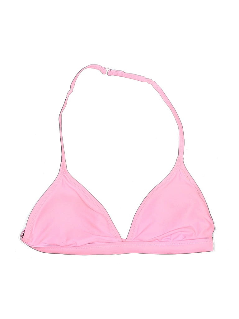 Pre-owned Liquid Blue Swimsuit Top Pink Swimwear