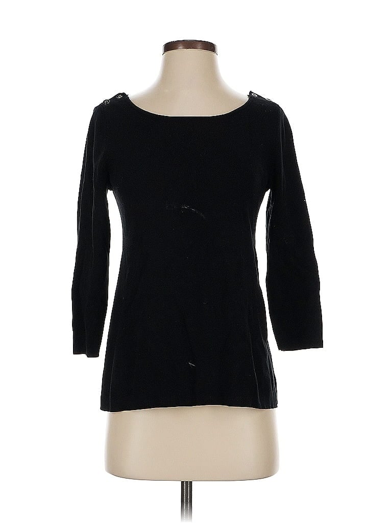 Pre-owned Banana Republic 3/4 Sleeve T-shirt In Black