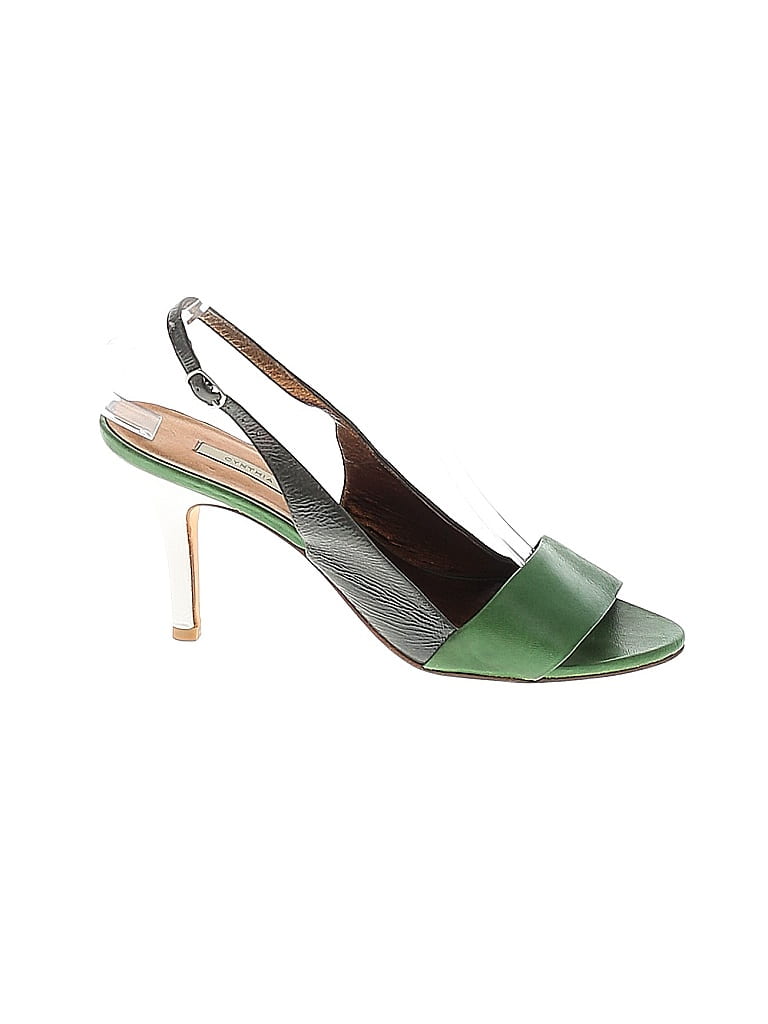Click to view more detailed imagery on our partner's website Pre-owned Cynthia Vincent Heels In Green