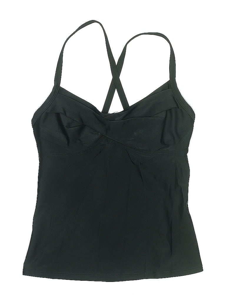 Pre-owned Athleta Swimsuit Top Black Swimwear