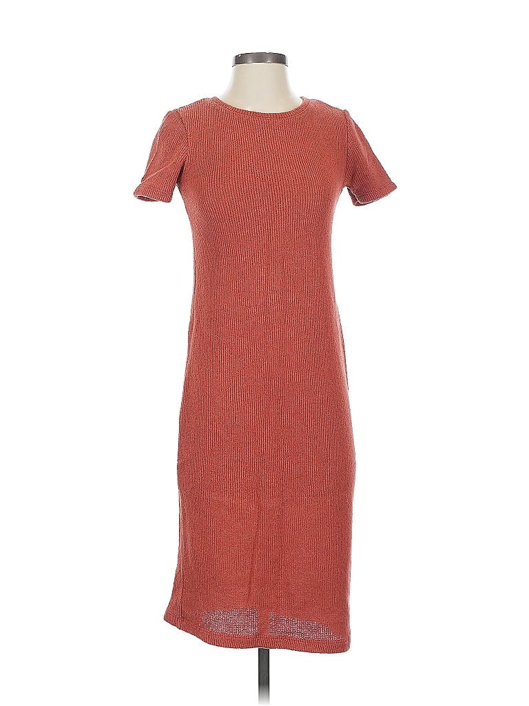 Click to view more detailed imagery on our partner's website Pre-owned Trafaluc By Zara Casual Dress In Orange