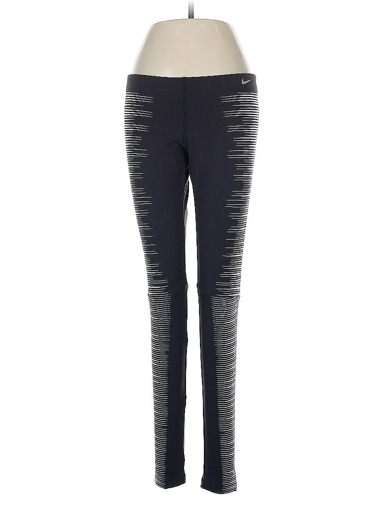 Pre-owned Nike Active Pants In Black