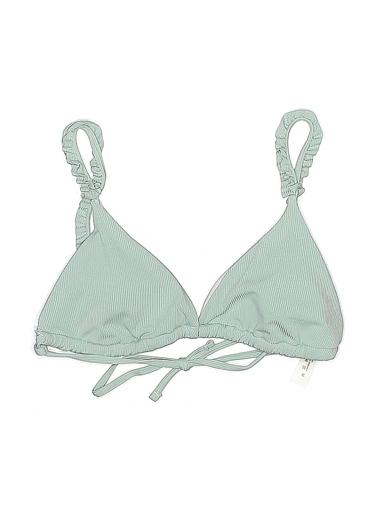 Pre-owned Unbranded Swimsuit Top Green Swimwear