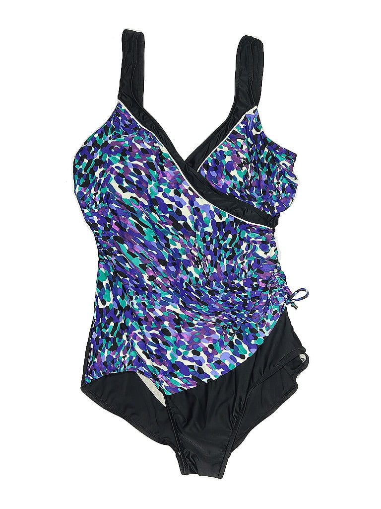 Pre-owned Elizabeth Stuart One Piece Swimsuit In Blue