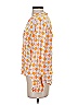 Piyama 100% Rayon Orange 3/4 Sleeve Blouse Size XS - photo 5
