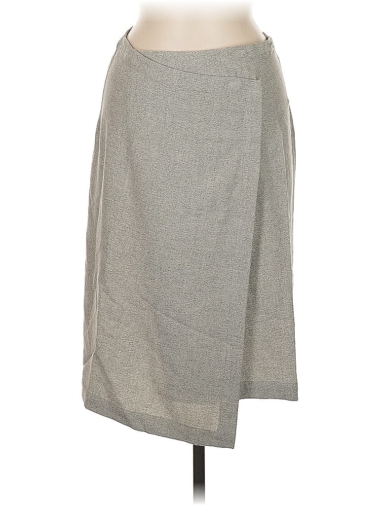 Pre-owned Calvin Klein Casual Skirt In Gray