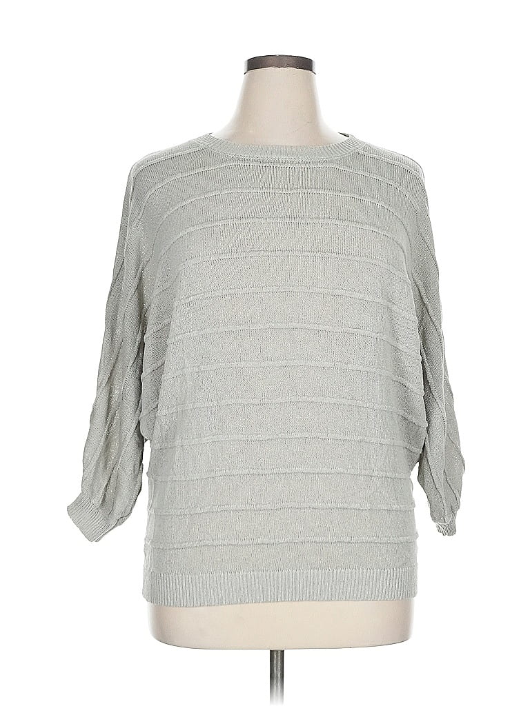 Click to view more detailed imagery on our partner's website Pre-owned White Birch Pullover Sweater In Gray