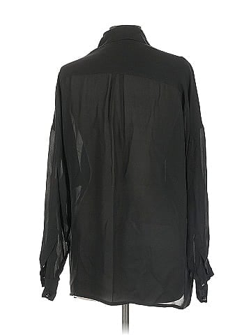 Linda Allard Ellen Tracy Long Sleeve Silk Top (view 2)