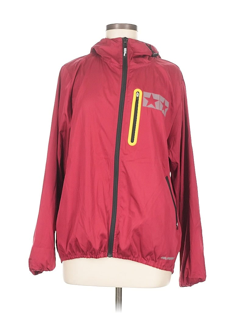Pre-owned Assorted Brands Windbreaker Jacket In Red