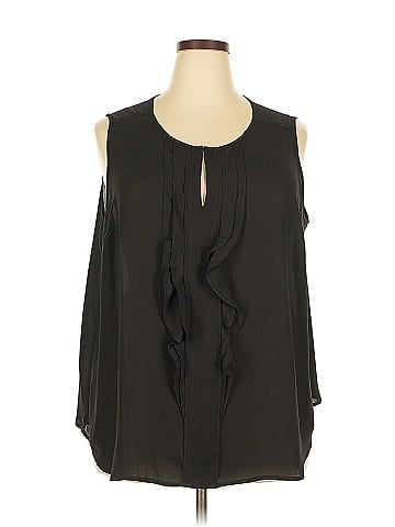 Roz & Ali Sleeveless Blouse (view 1)