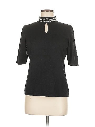 Carmen Carmen Marc Valvo Short Sleeve Turtleneck (view 1)