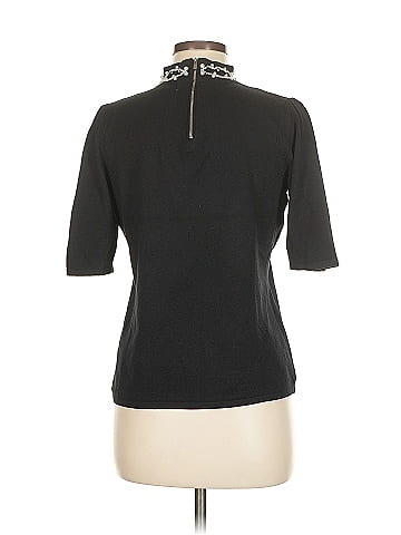 Carmen Carmen Marc Valvo Short Sleeve Turtleneck (view 2)