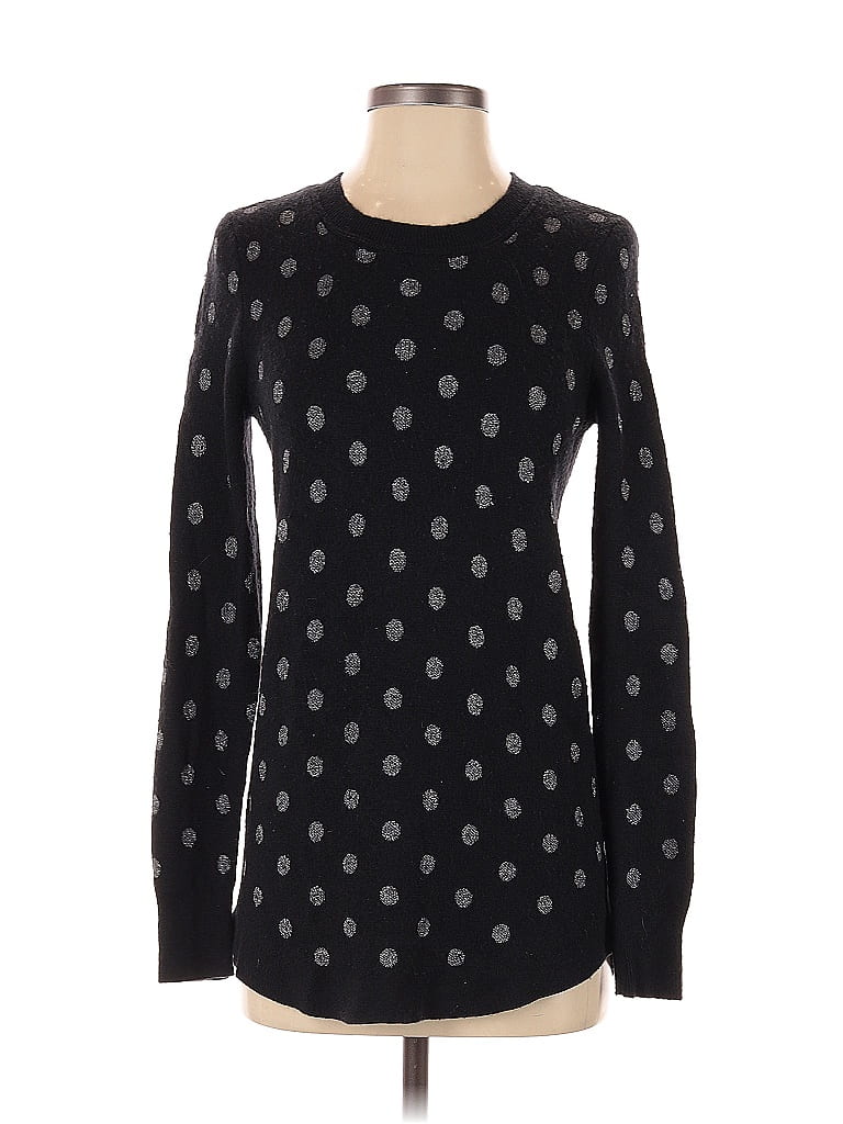 Pre-owned Ann Taylor Loft Pullover Sweater In Black