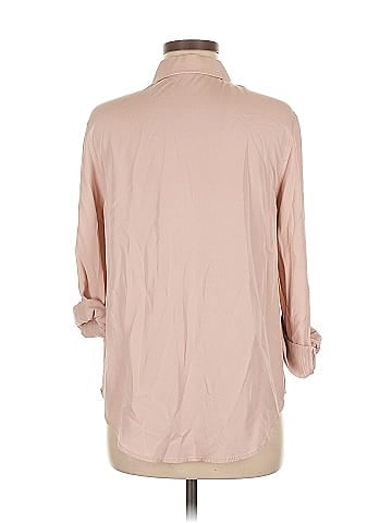 CALVIN KLEIN JEANS 3/4 Sleeve Button-Down Shirt (view 2)